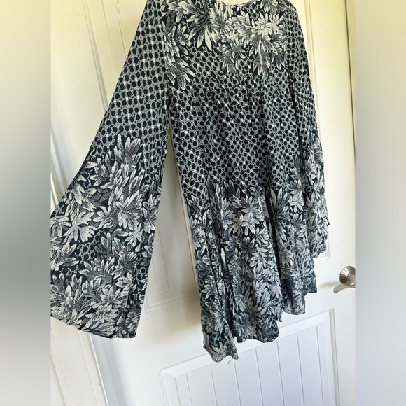 Free People Flowy Boho Mini Dress-Size XS - Picture 12 of 13